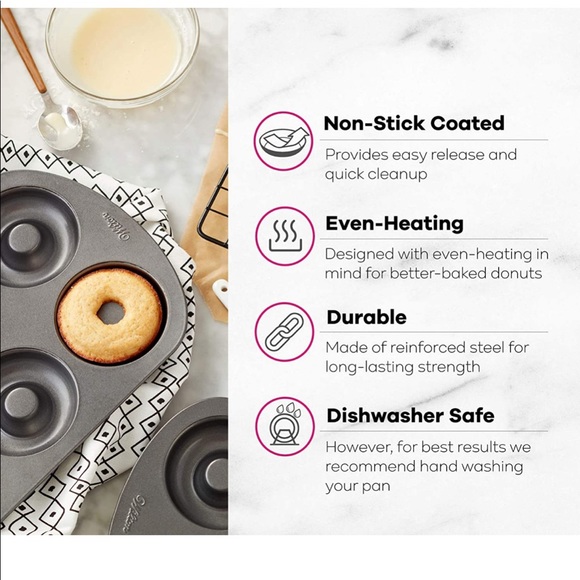 New Wilton Baked Donut Pan - Set of 2 - Picture 5 of 6